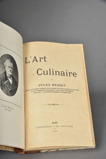 BESSET J., L'art culinaire, Albi, Imprimerie...