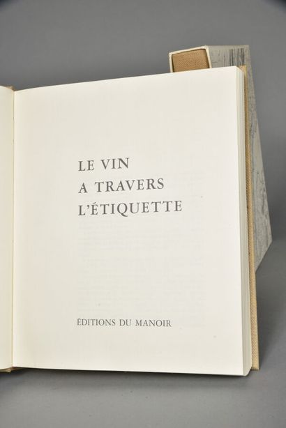 Le vin à travers l'étiquette, Baugy, éditions...