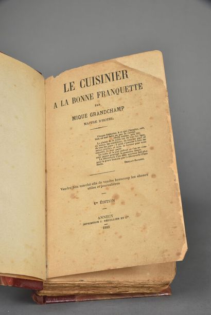 MIQUE GRANDCHAMP, Le cuisinier à la bonne...