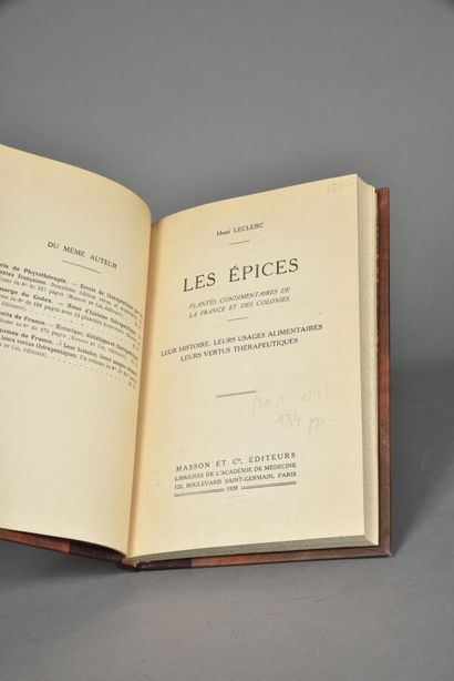 LECLERC Henri, Les Epices, plantes condimentaires...