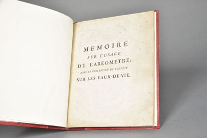 Anonyme, Mémoires sur l'usage de la géomètre...