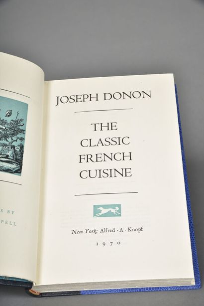 DONON Joseph, The classic french cuisine,...