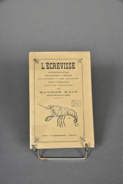 MALE Maurice, L'écrevisse, un volume in-8...