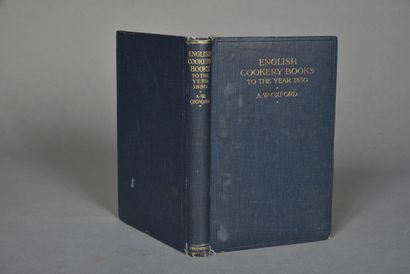 WHITAKER Arnold, English cookery books, 1850,...