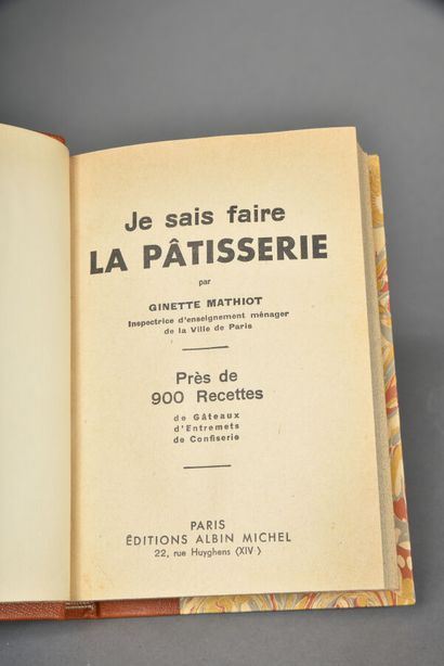 MATHIOT Ginette, Je sais faire la pâtisserie...