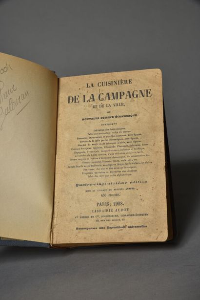 COLLECTIF,La cuisinière de la campagne et...