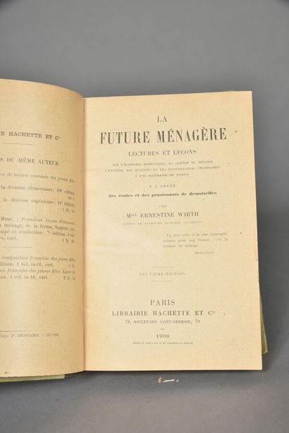 WIRTH Ernestine, La future ménagère. Lectures...