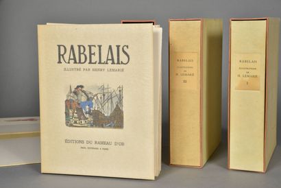 RABELAIS, illustré par Henry LEMARIE, Paris,...