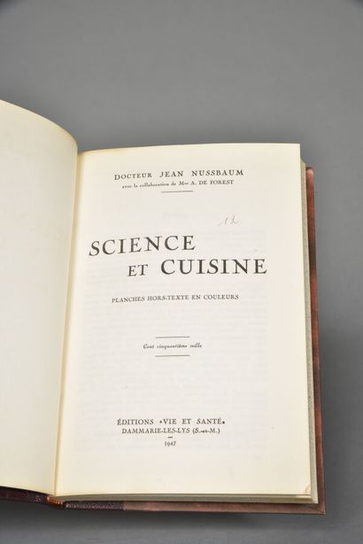 NUSSBAUM Jean, Science et cuisine, Dammarie-les-Lys...