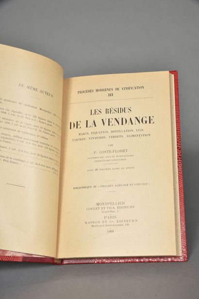 COSTE-FLORET, Les résidus de la vendange,...