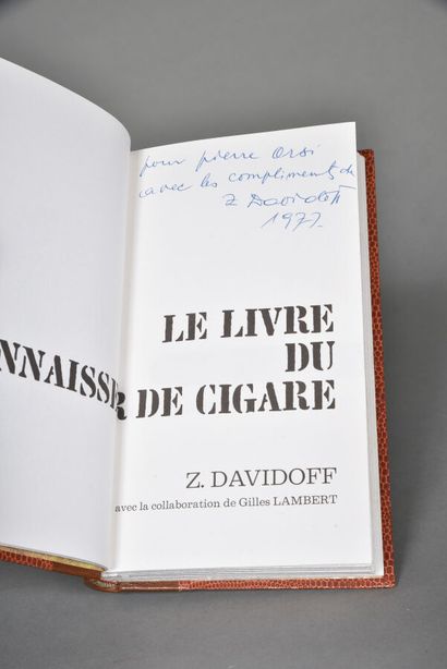 DAVIDOFF Z., Le livre du connaisseur de cigare,...