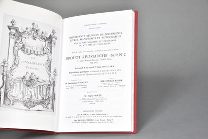 Catalogue bibliothèque de Monsieur Dartois,...