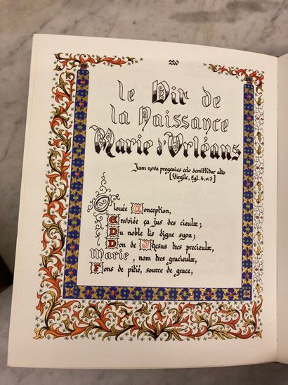 VILLON François, Les Ecrits de Villon, illustrés...