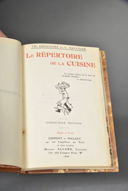 GRINGOIRE & SAULNIER, Le Répertoire de la...