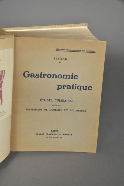 ALI-BAB, Gastronomie pratique : études culinaires...