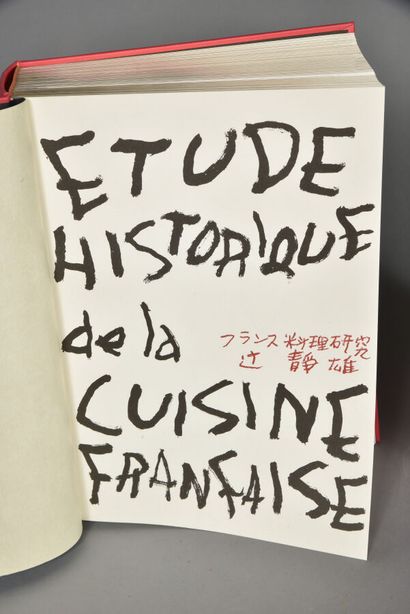 COLLECTIF, Étude historique de la cuisine...