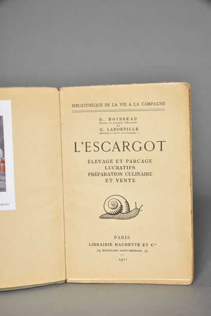 BOISSEAU & LANORVILLE, L'escargot, 1911,...