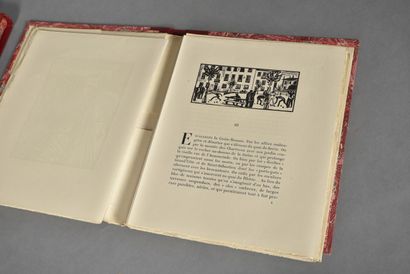 CABANES, Le masque de Lyon, bois gravés par...