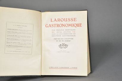 MONTAGNE Prosper, Larousse gastronomique,...