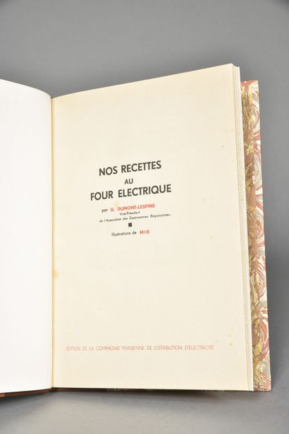 DUMONT-LESPISNE, Nos recettes au four électrique,...