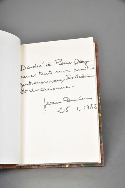 DUCLOU Jean, Cuisinier à Tournus, Mes recettes...