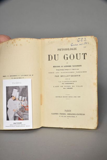BRILLAT-SAVARIN, La physiologie du goût suivi...