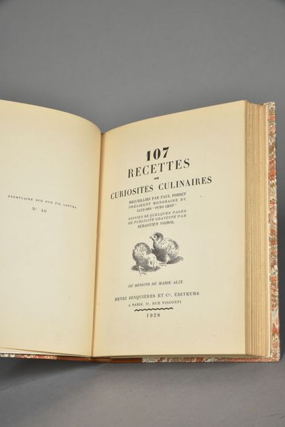 POIRET Paul, 107 Recettes et curiosités culinaires,...