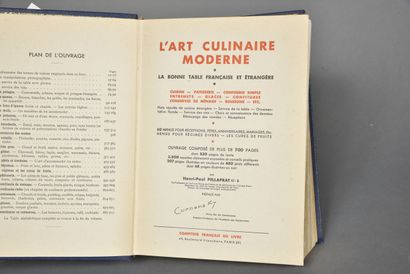 PALLAPRAT, L'art culinaire moderne, 1 volume...