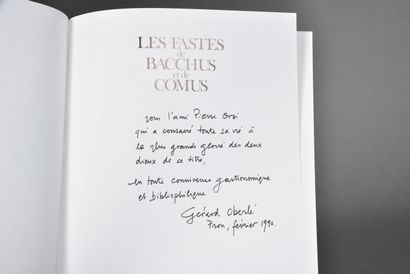 OBERLE Gérard, Les Fastes de Bacchus et de...