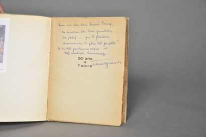 GRANCHER MARCEL, 50 ans à table, 1952, n°570,...