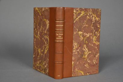 ESCOFFIER, Le livre des menus, Paris, Flammarion,...