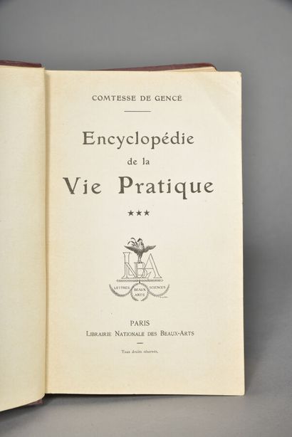 Comtesse de GENCE, Encyclopédie de la vie...