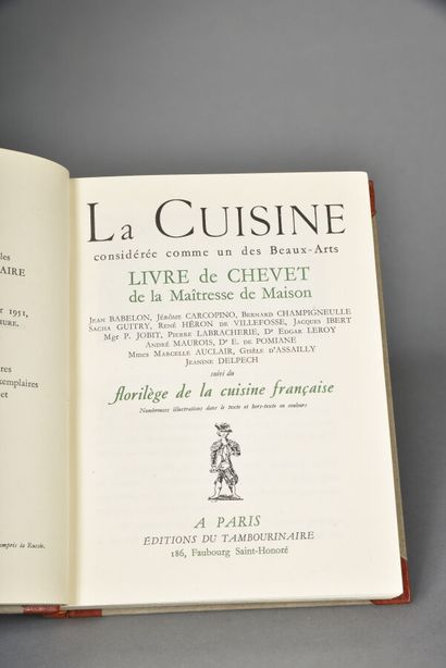 COLLECTIF, La cuisine considérée comme un...