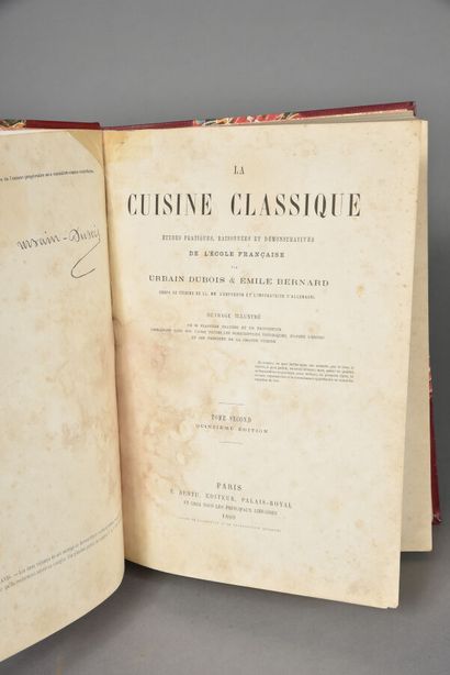 La cuisine classique en 2 volumes in-4, 7ème...