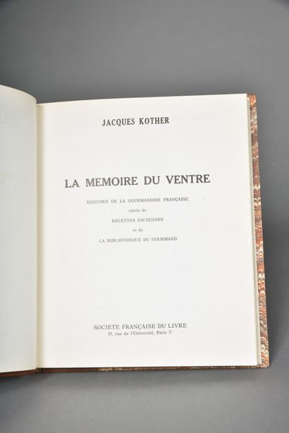 KOTHER J., La mémoire du ventre. Histoire...