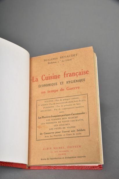 RENAUDET B, La Cuisine française, Économique,...