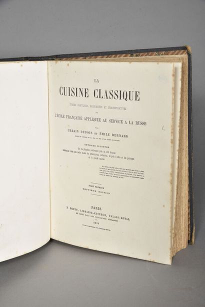 DUBOIS Urbain, La cuisine classique en 2...
