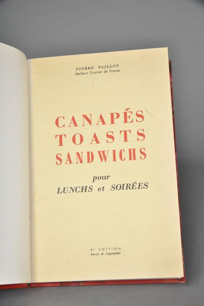 PAILLON Pierre, Canapés, Toasts, Sandwichs...