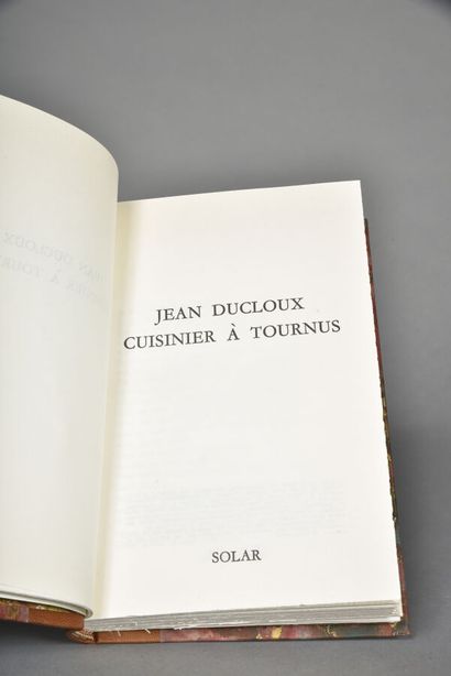 DUCLOU Jean, Cuisinier à Tournus, Mes recettes...