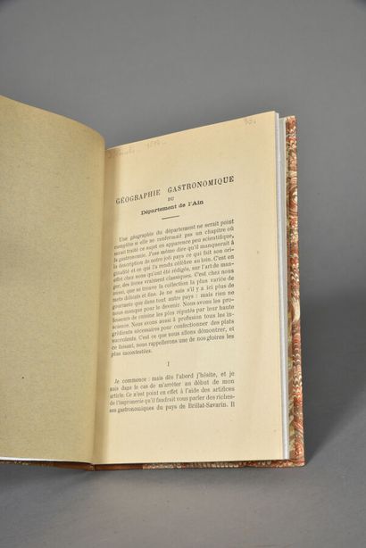 CORSEL, Géographie gastronomique du département...