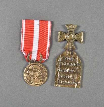 France. Médaille de la VALEUR MILITAIRE,...