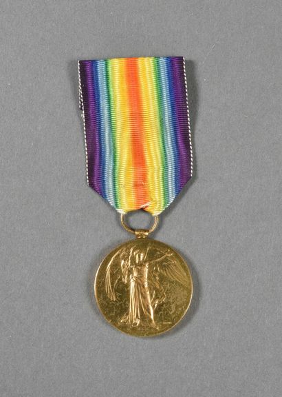 CANADA. Médaille de la VICTOIRE ou Interalliée,...