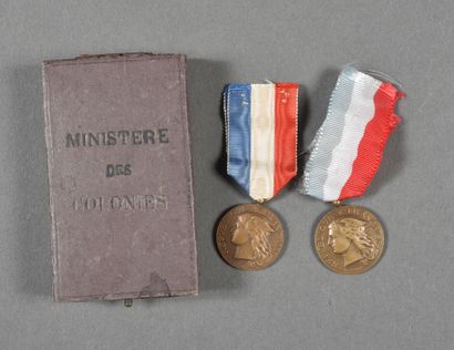 Médailles des EPIDEMIES, du Ministère de...