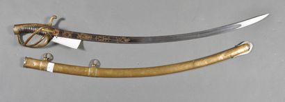 Light Cavalry officer's saber, 3-pronged...