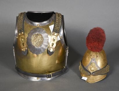 Ensemble de CARABINIER mod.1825 à motif au...