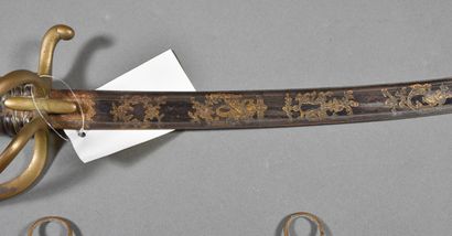 Light Cavalry officer's saber, 3-pronged...