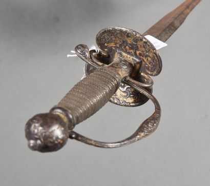 Court sword with small full keyboard decorated...