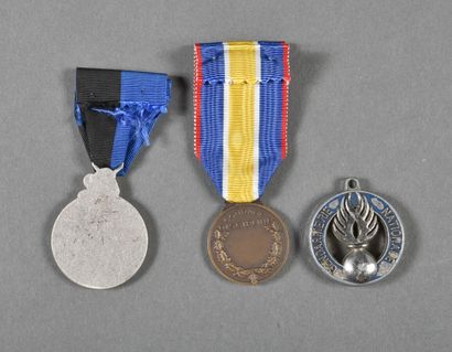 France. Médailles d'Honneur de la GENDARMERIE,...