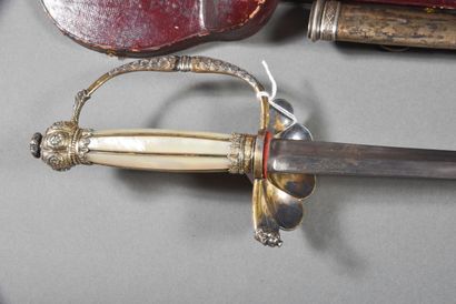 Luxury sword in vermeil with hallmark with...