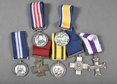 ANGLETERRE. Médailles diverses, copies, lot...
